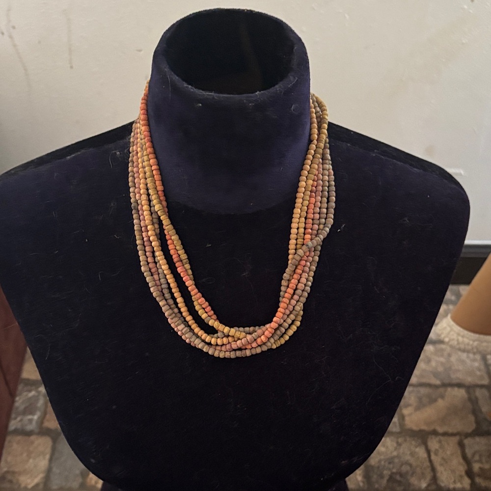 Vintage Multi-Strand Beaded Necklace